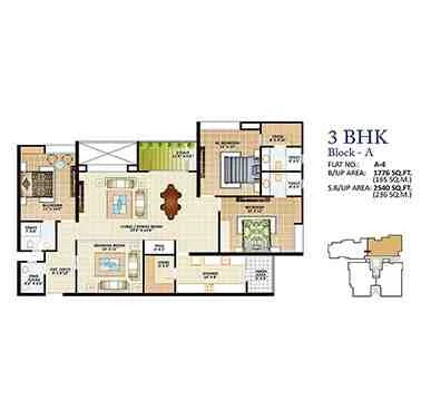 3BHK, Block-A(A-4)