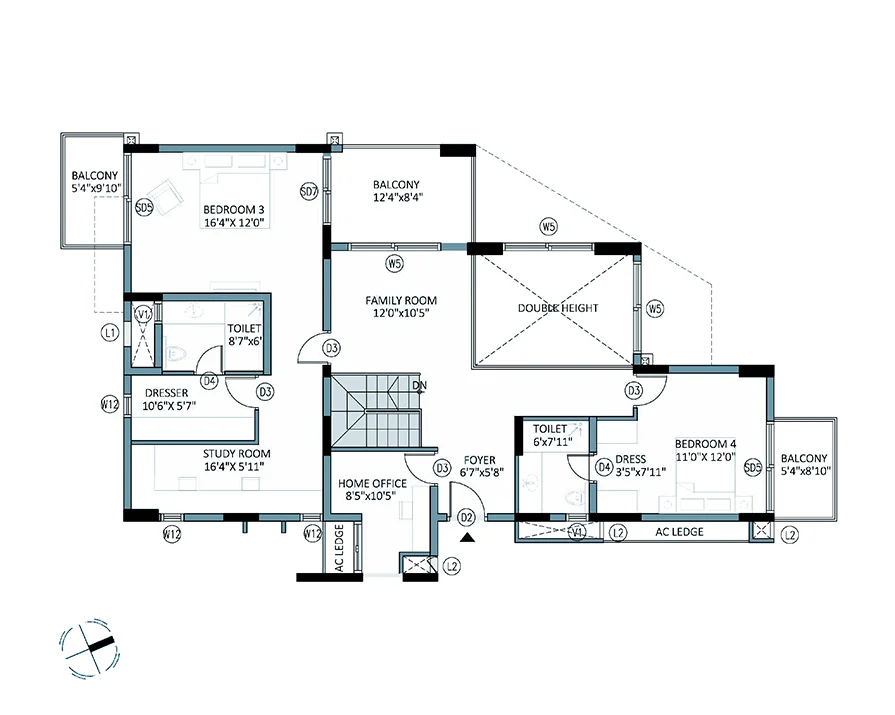 BCM Panache 3 & 4 Bed Luxury Apartments in Judicial Layout, Yelahanka